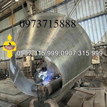 Gia công lốc ống côn thép tấm dày 1mm 2mm 3mm 4mm 5mm 6mm 7mm 8mm 10mm